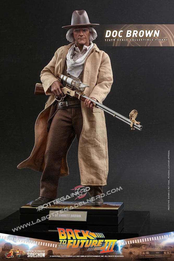 Back To The Future III - Action Figure 1/6 Doc Brown 32cm - immagine 2