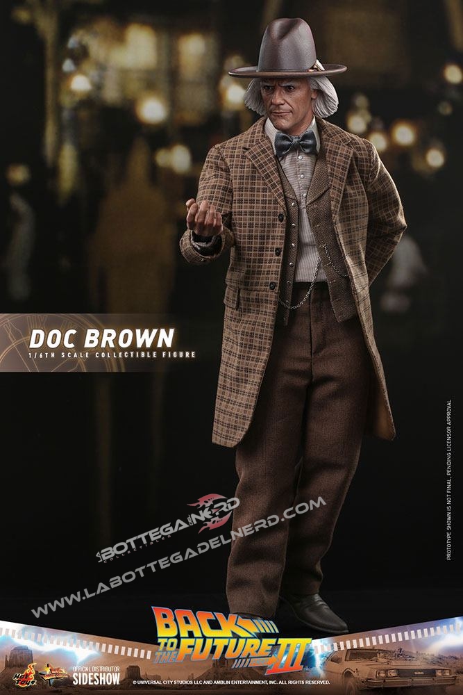 Back To The Future III - Action Figure 1/6 Doc Brown 32cm - immagine 5
