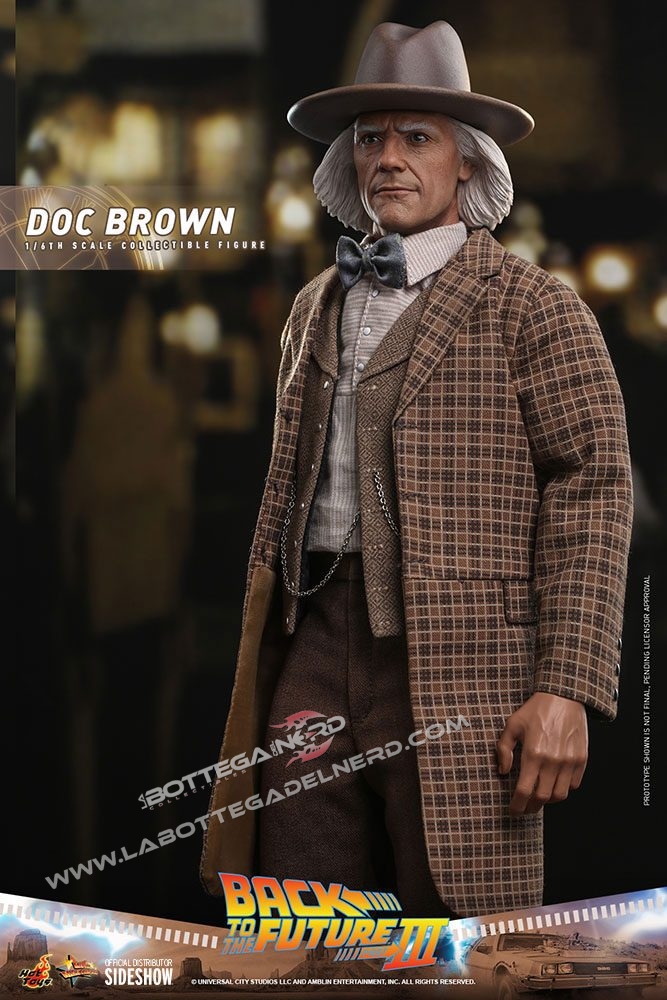 Back To The Future III - Action Figure 1/6 Doc Brown 32cm - immagine 4