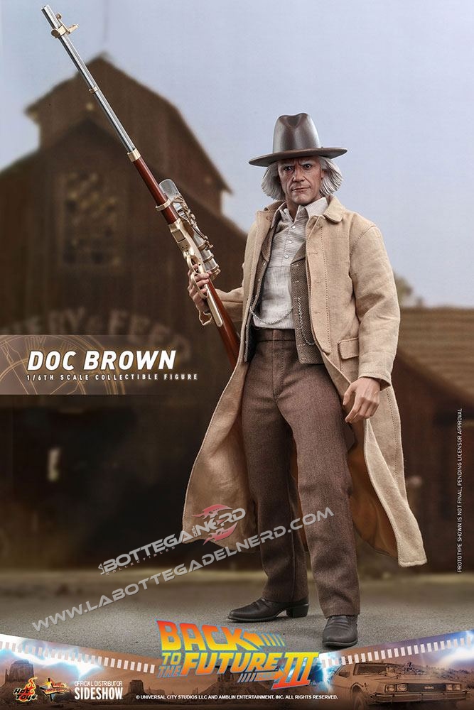 Back To The Future III - Action Figure 1/6 Doc Brown 32cm - immagine 8