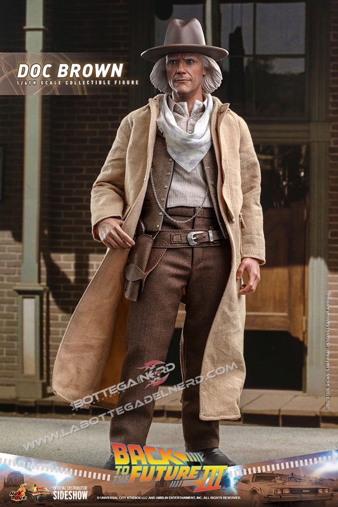 Back To The Future III - Action Figure 1/6 Doc Brown 32cm - immagine 6