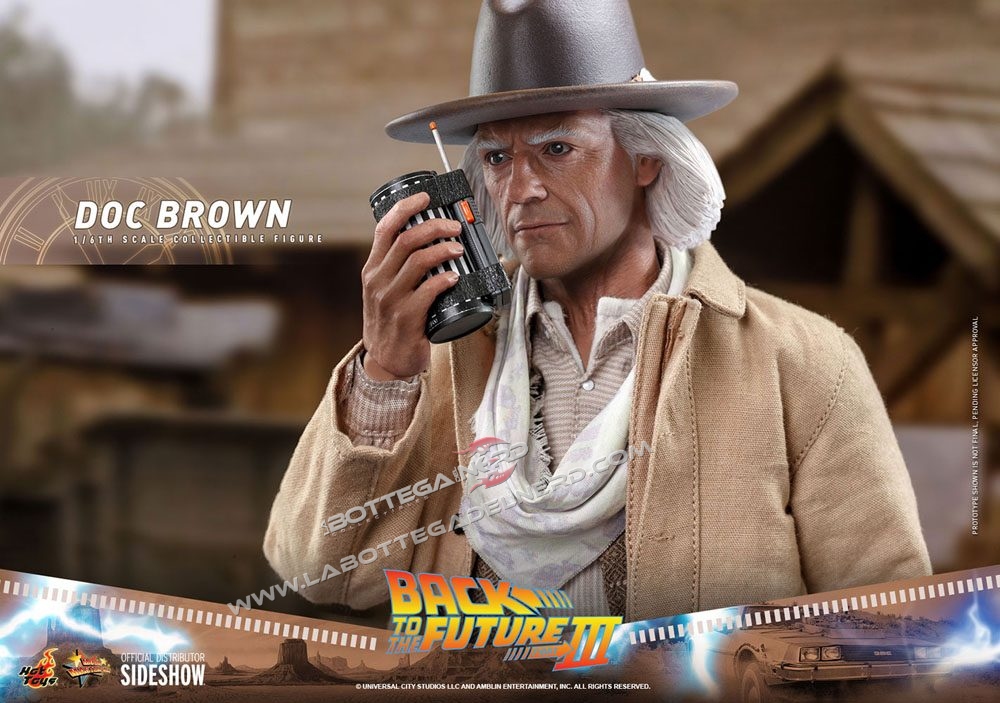 Back To The Future III - Action Figure 1/6 Doc Brown 32cm - immagine 3