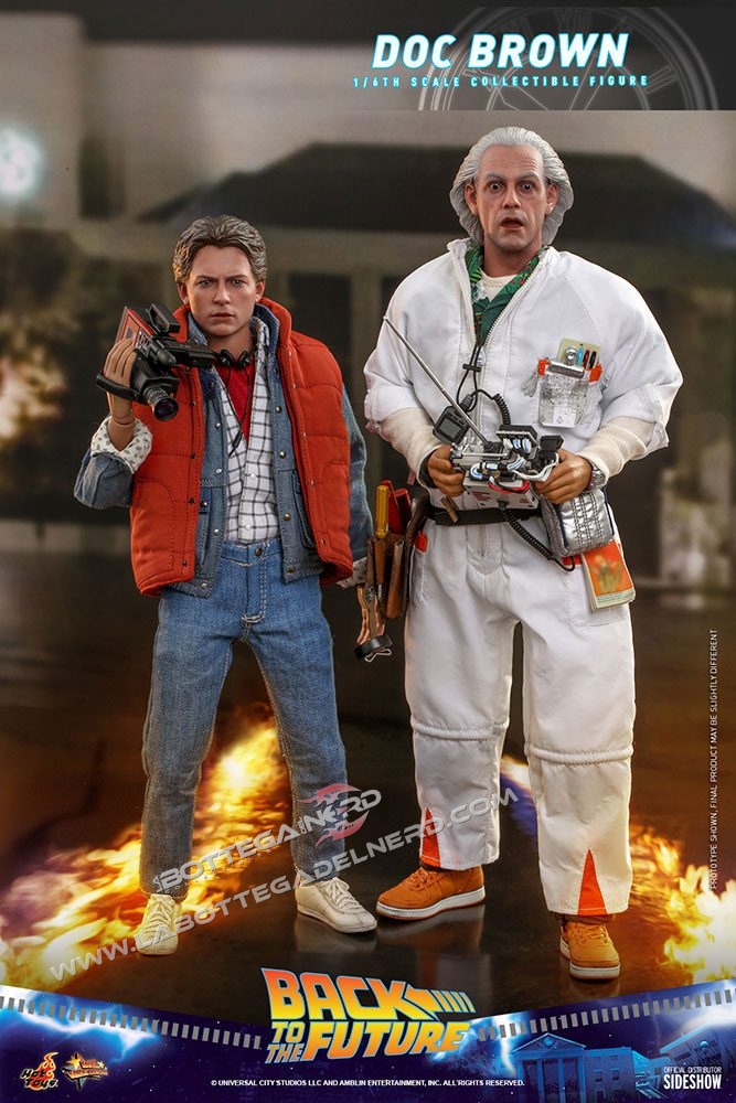 Back To The Future - Action Figure 1/6 Doc Brown 30cm - immagine 9