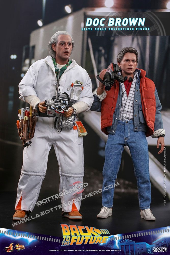 Back To The Future - Action Figure 1/6 Doc Brown 30cm - immagine 8