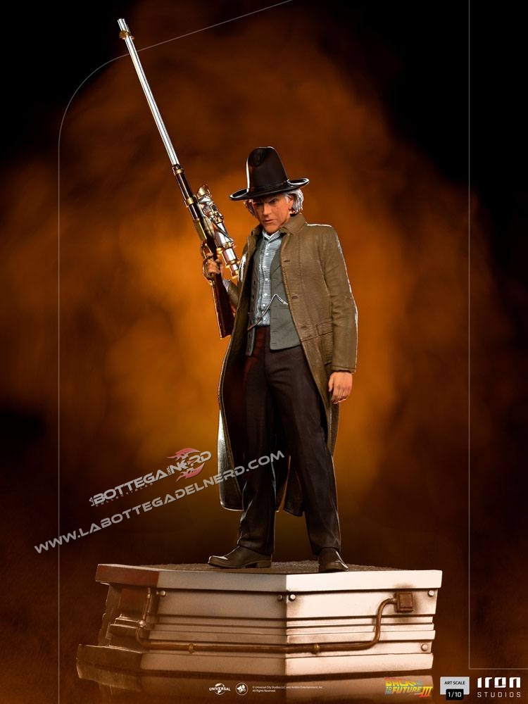 Back to the Future III - Art Scale Statue 1/10 Doc Brown 32cm - immagine 2