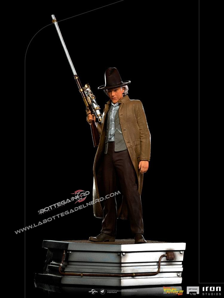 Back to the Future III - Art Scale Statue 1/10 Doc Brown 32cm - immagine 6