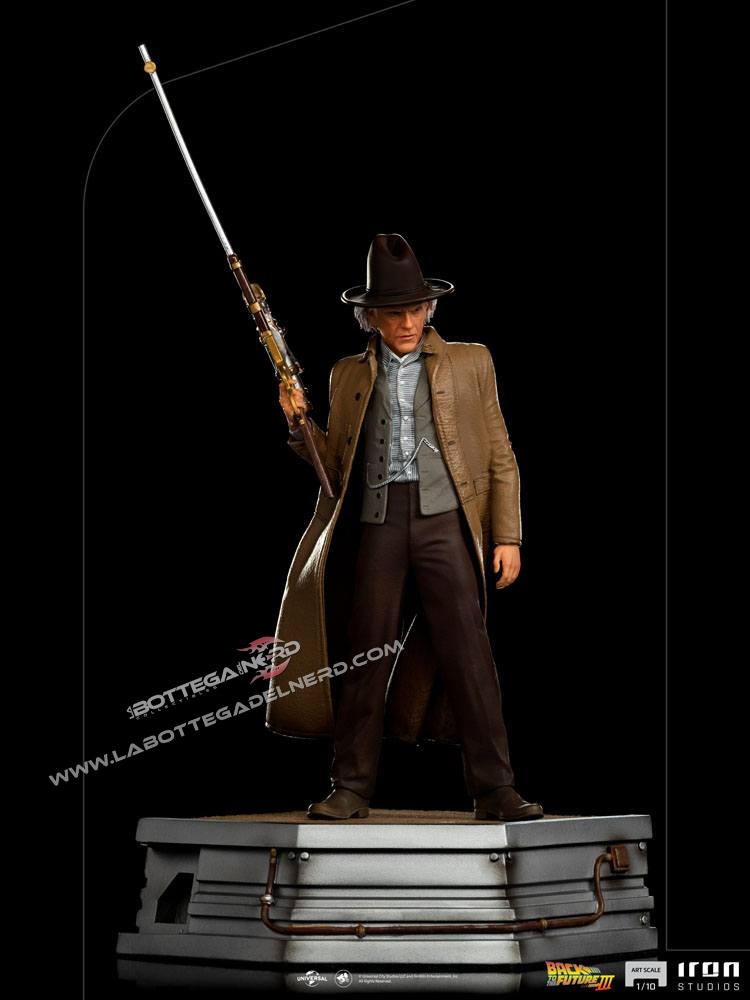 Back to the Future III - Art Scale Statue 1/10 Doc Brown 32cm - immagine 3
