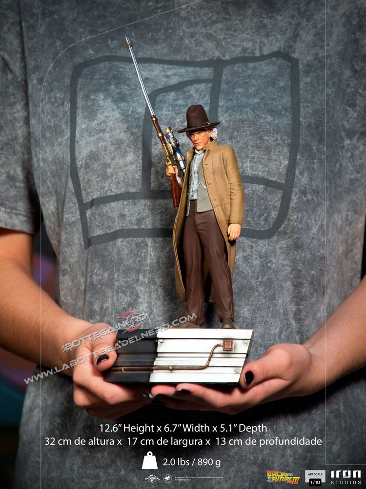 Back to the Future III - Art Scale Statue 1/10 Doc Brown 32cm - immagine 7