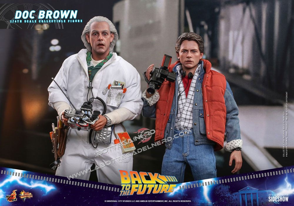 Back To The Future - Action Figure 1/6 Doc Brown 30cm - immagine 6