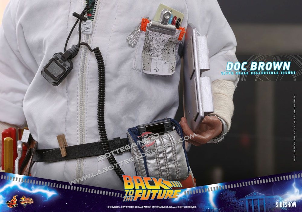 Back To The Future - Action Figure 1/6 Doc Brown 30cm - immagine 4