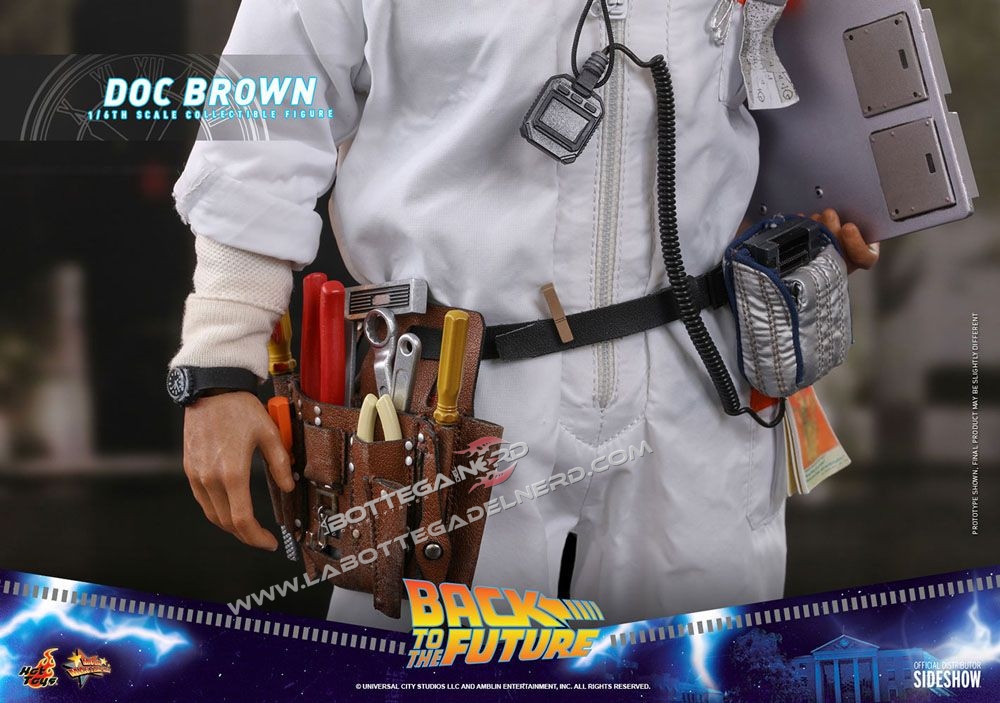Back To The Future - Action Figure 1/6 Doc Brown 30cm - immagine 3