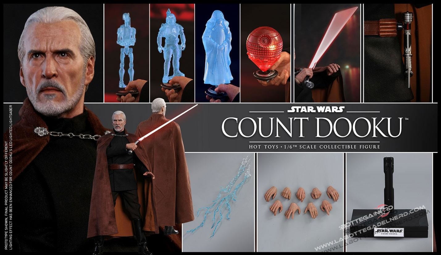 Star Wars Episode II - Counte Dooku 33cm - immagine 7