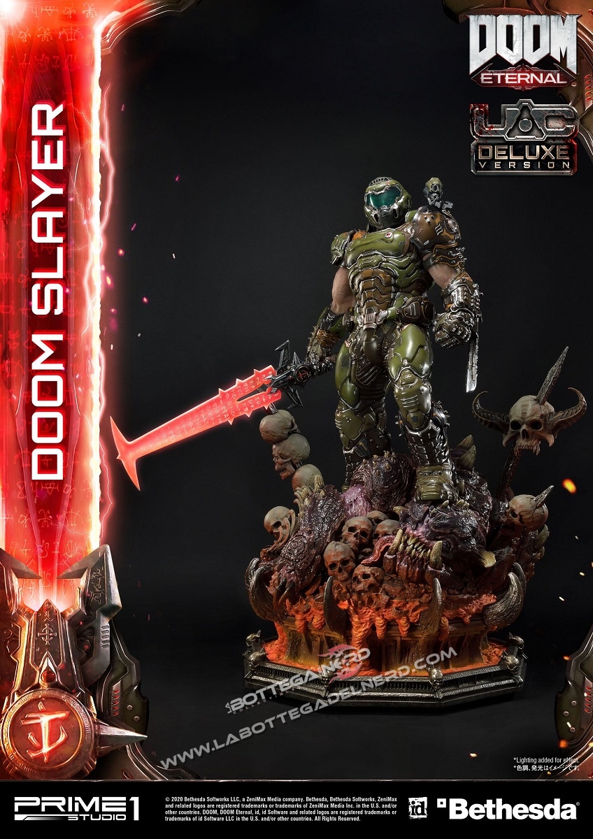 Doom Eternal - Statua Doom Slayer DELUXE 110cm - immagine 2