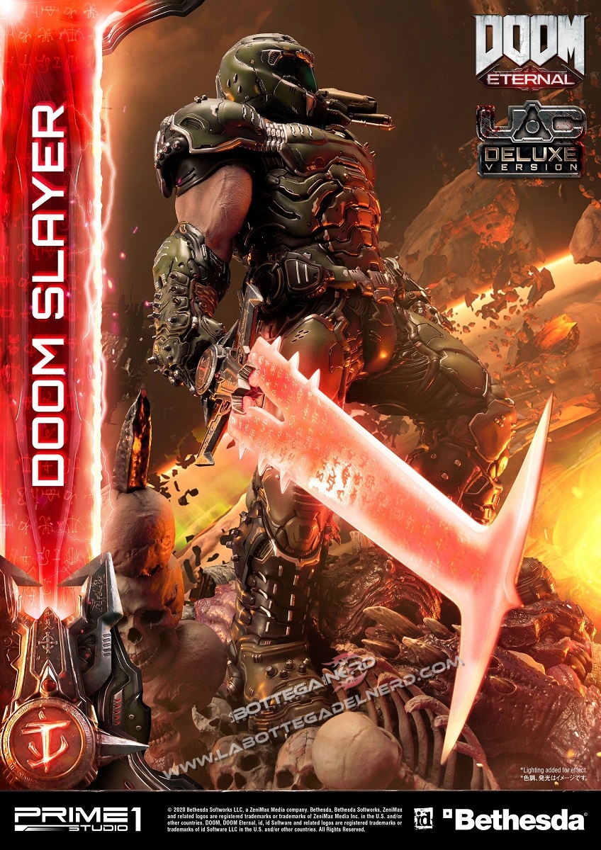 Doom Eternal - Statua Doom Slayer DELUXE 110cm - immagine 6