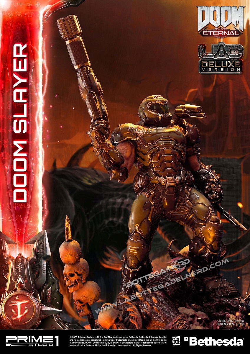 Doom Eternal - Statua Doom Slayer DELUXE 110cm - immagine 7