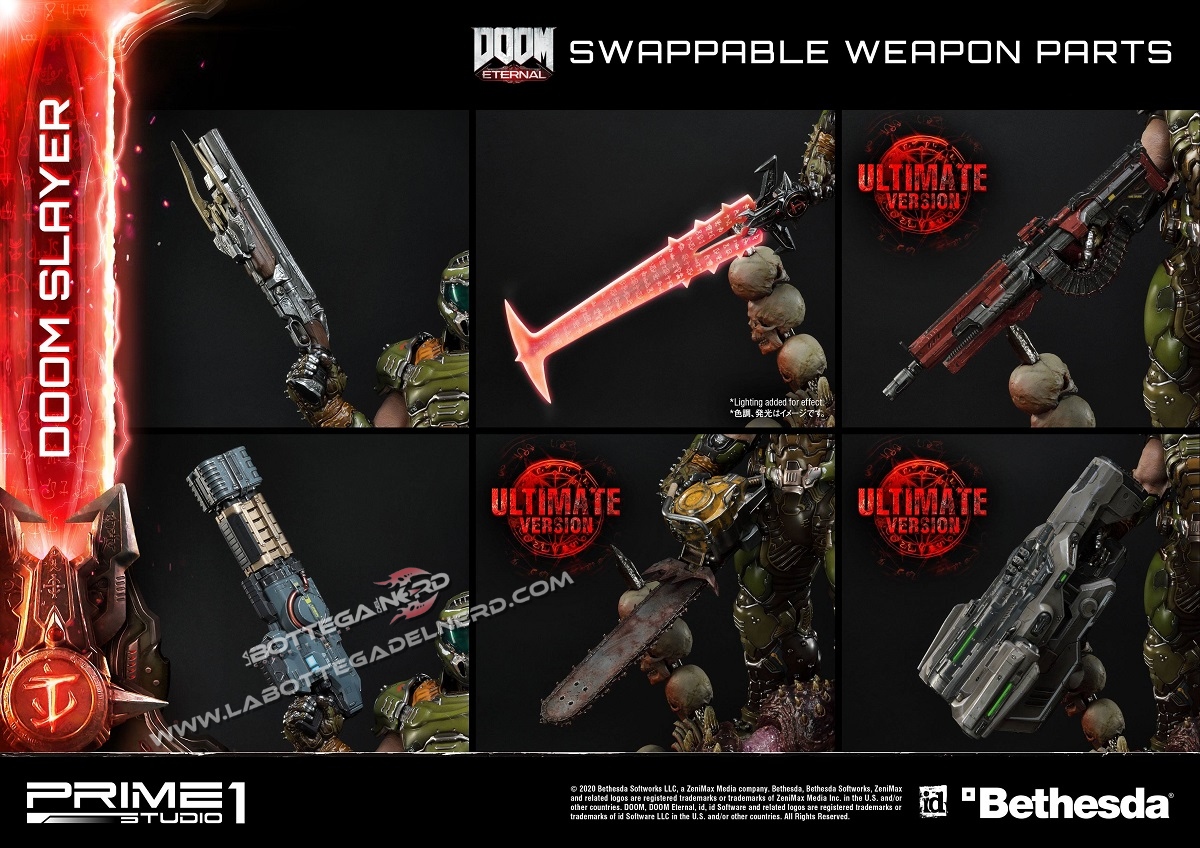 Doom Eternal - Statua Doom Slayer ULTIMATE 110cm - immagine 9