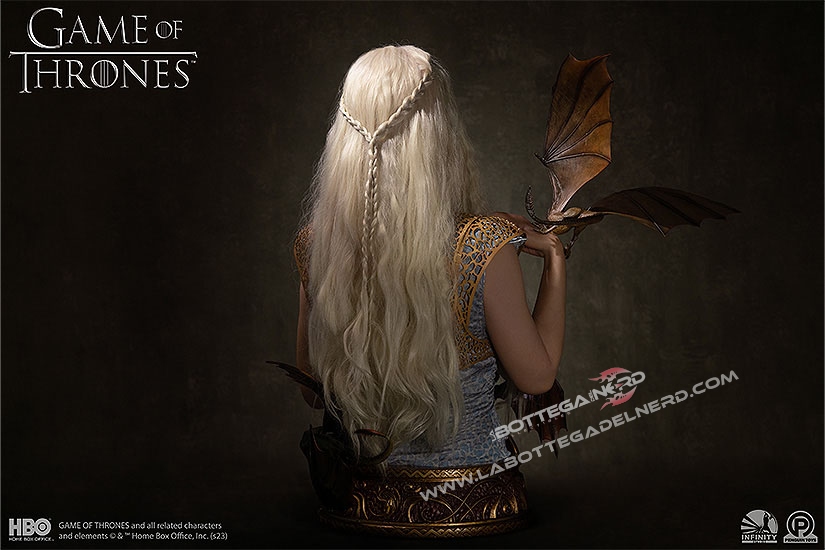 Game of Thrones - Busto 1/1 Mother of Dragons Daenerys Targaryen 75cm - immagine 5
