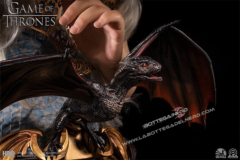 Game of Thrones - Busto 1/1 Mother of Dragons Daenerys Targaryen 75cm - immagine 8