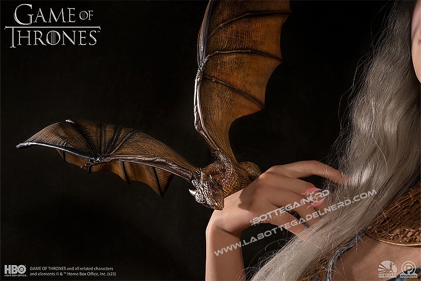 Game of Thrones - Busto 1/1 Mother of Dragons Daenerys Targaryen 75cm - immagine 7
