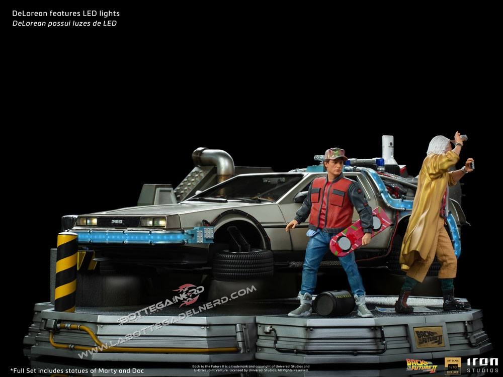 Back to the Future II - Art Scale Statue 1/10 DeLorean Deluxe 58cm - immagine 2