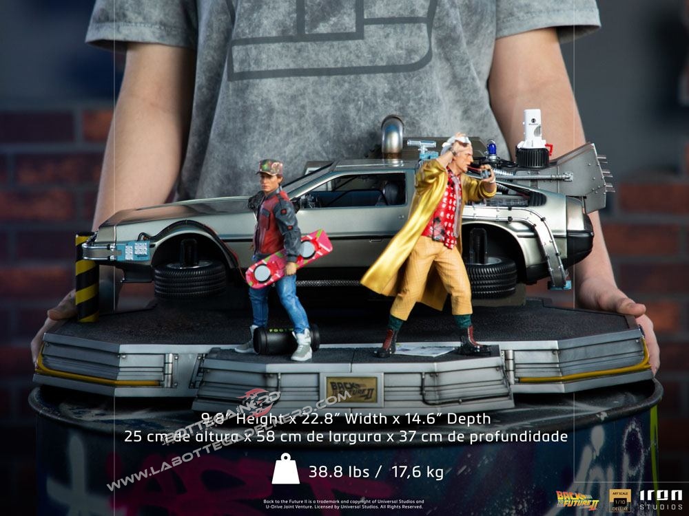 Back to the Future II - Art Scale Statue 1/10 Doc Brown 25cm - immagine 9