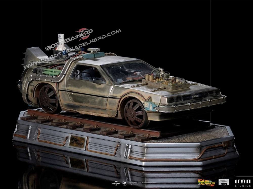 Back to the Future III - Art Scale Statue 1/10 DeLorean 57cm - immagine 9