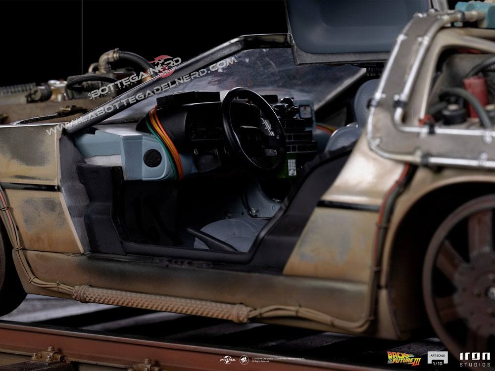 Back to the Future III - Art Scale Statue 1/10 DeLorean 57cm - immagine 4