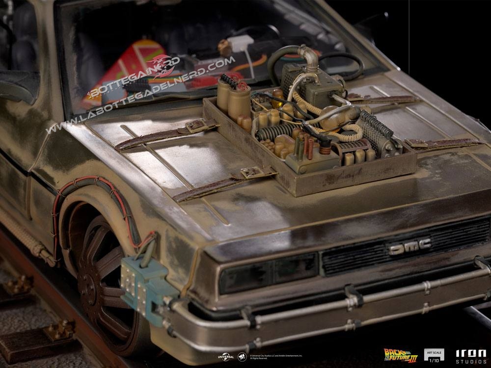 Back to the Future III - Art Scale Statue 1/10 DeLorean 57cm - immagine 3