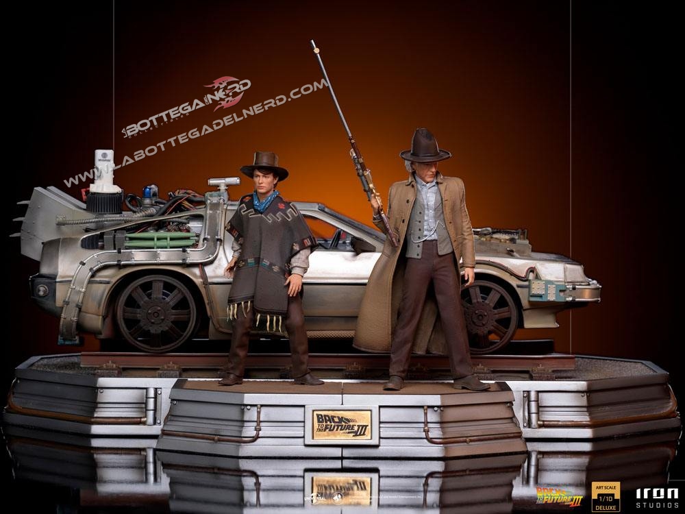 Back to the Future III - Art Scale Statues 1/10 Full Set Deluxe 57cm - immagine 2