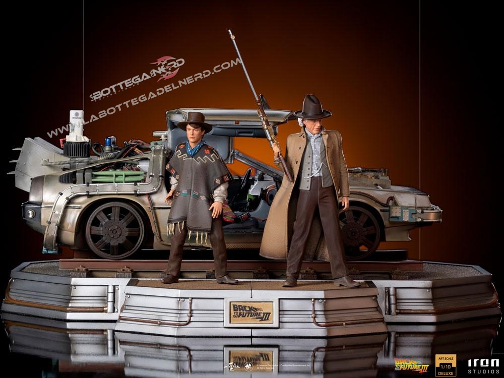 Back to the Future III - Art Scale Statues 1/10 Full Set Deluxe 57cm - immagine 3