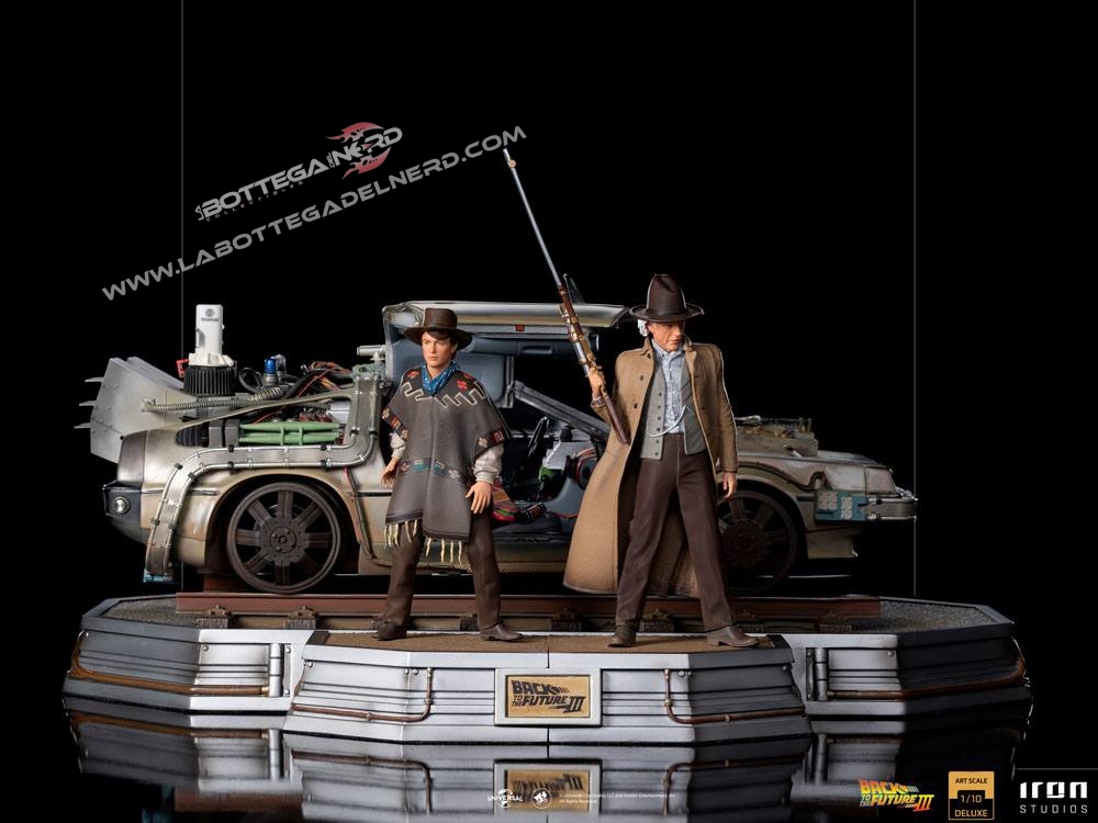 Back to the Future III - Art Scale Statues 1/10 Full Set Deluxe 57cm - immagine 4