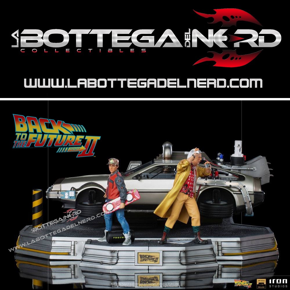Back to the Future II - Art Scale Statue 1/10 DeLorean Deluxe 58cm