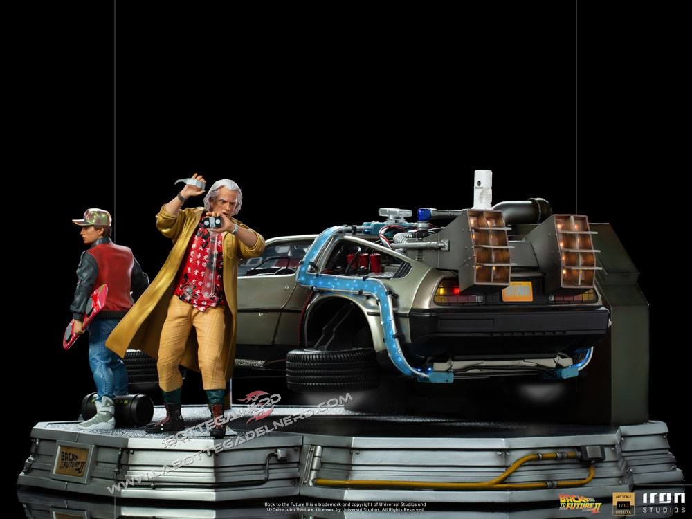 Back to the Future II - Art Scale Statue 1/10 DeLorean Deluxe 58cm - immagine 5