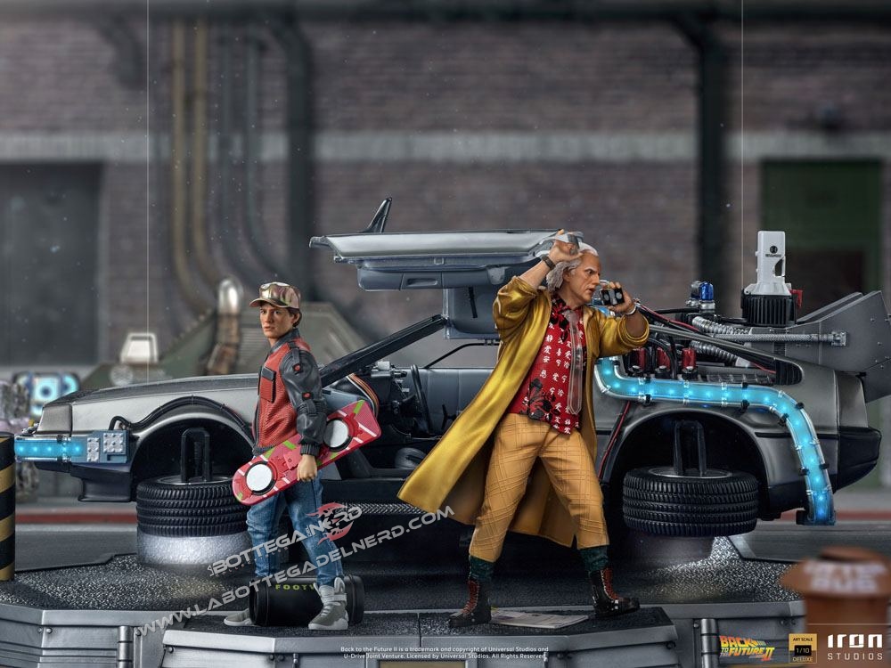 Back to the Future II - Art Scale Statue 1/10 DeLorean Deluxe 58cm - immagine 6