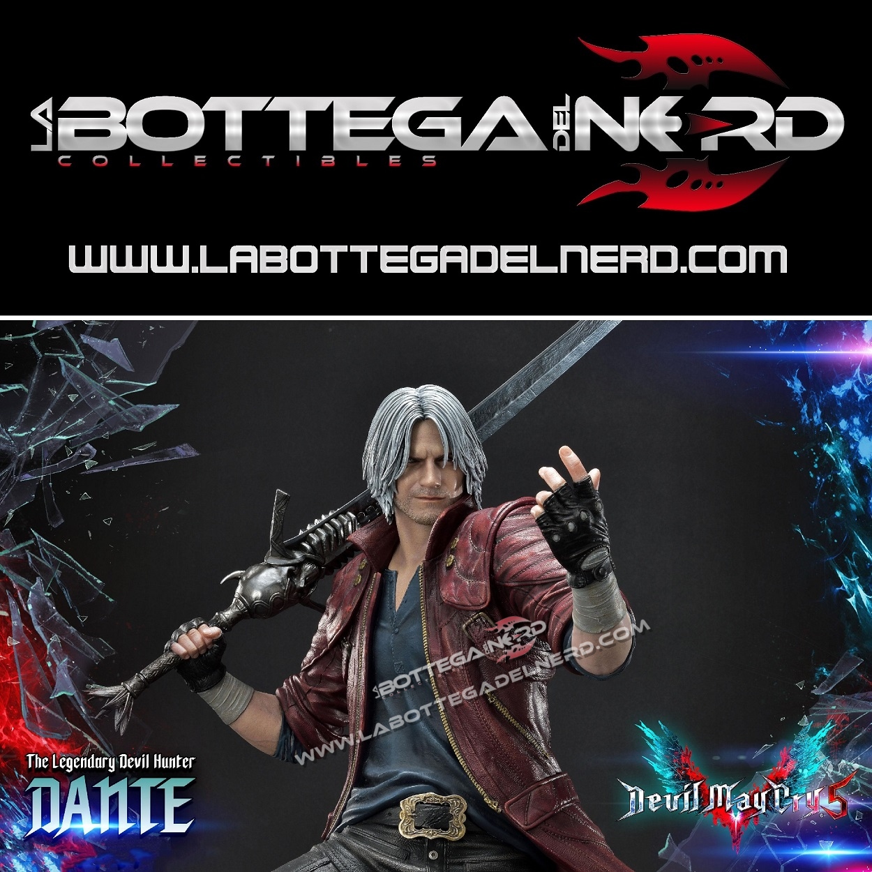 Devil May Cry 5 - Statua 1/4 Dante 74cm