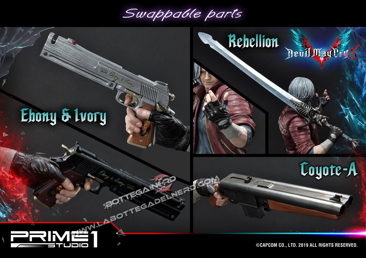 Devil May Cry 5 - Statua 1/4 Dante 74cm - immagine 8