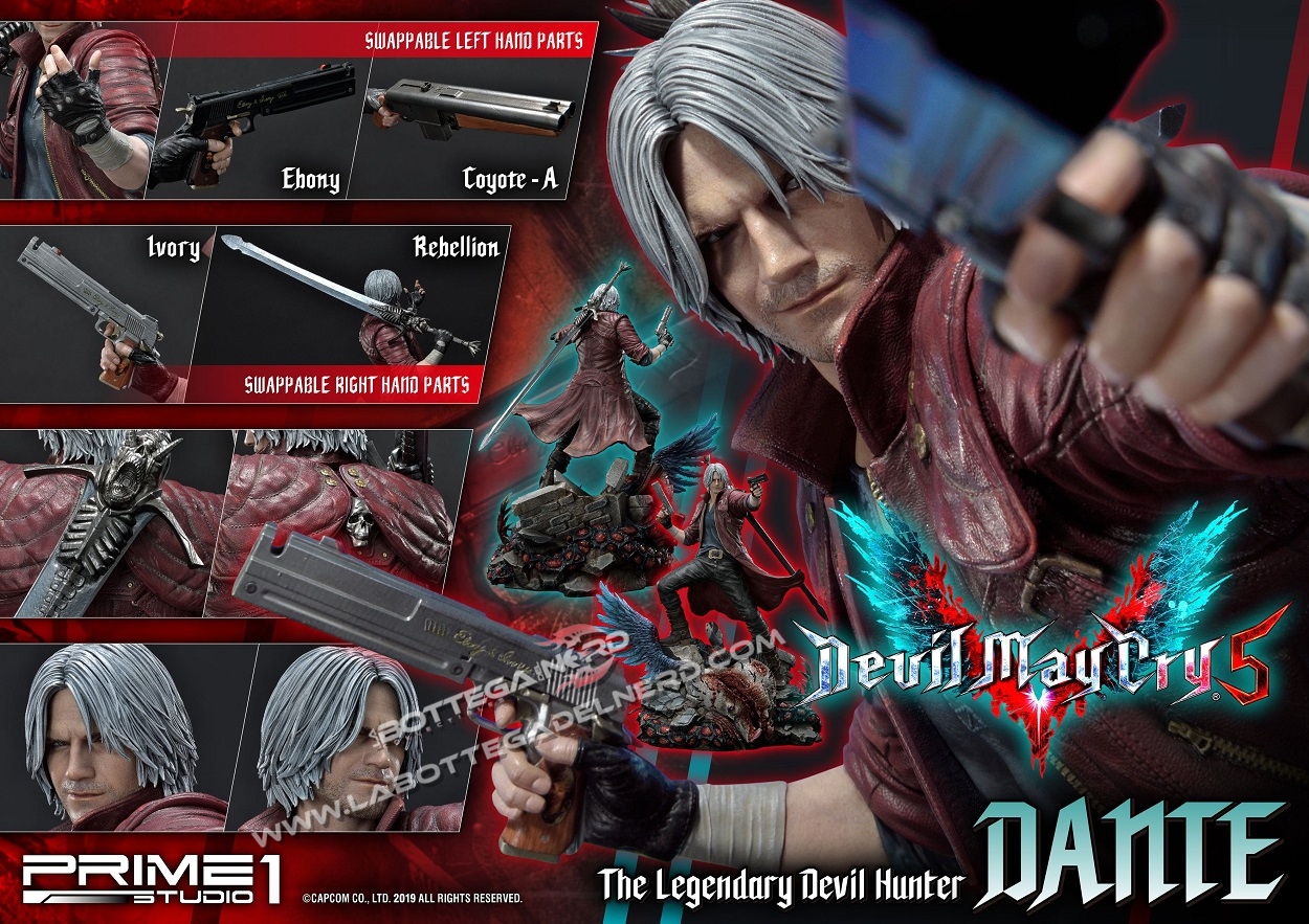 Devil May Cry 5 - Statua 1/4 Dante 74cm - immagine 9