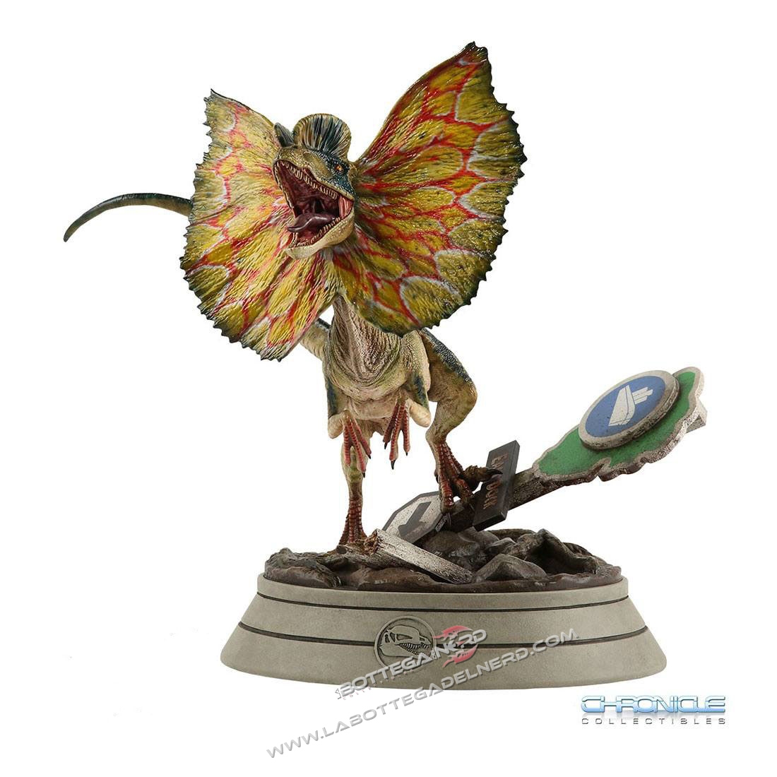 Jurassic Park - Statua Dilophosaurus 41cm - immagine 2