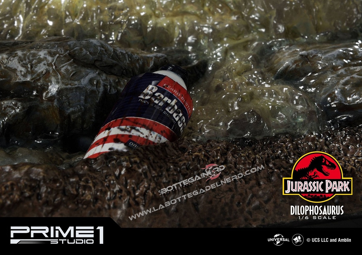 Jurassic Park - Statua 1/6 Dilophosaurus Bonus Version 41cm - immagine 8