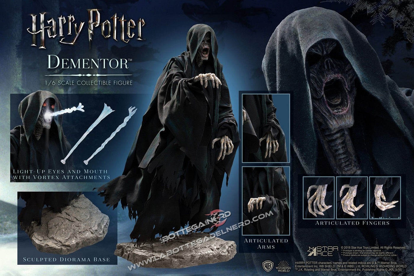 Harry Potter - Action Figure 1/6 Dementor DELUXE - immagine 8