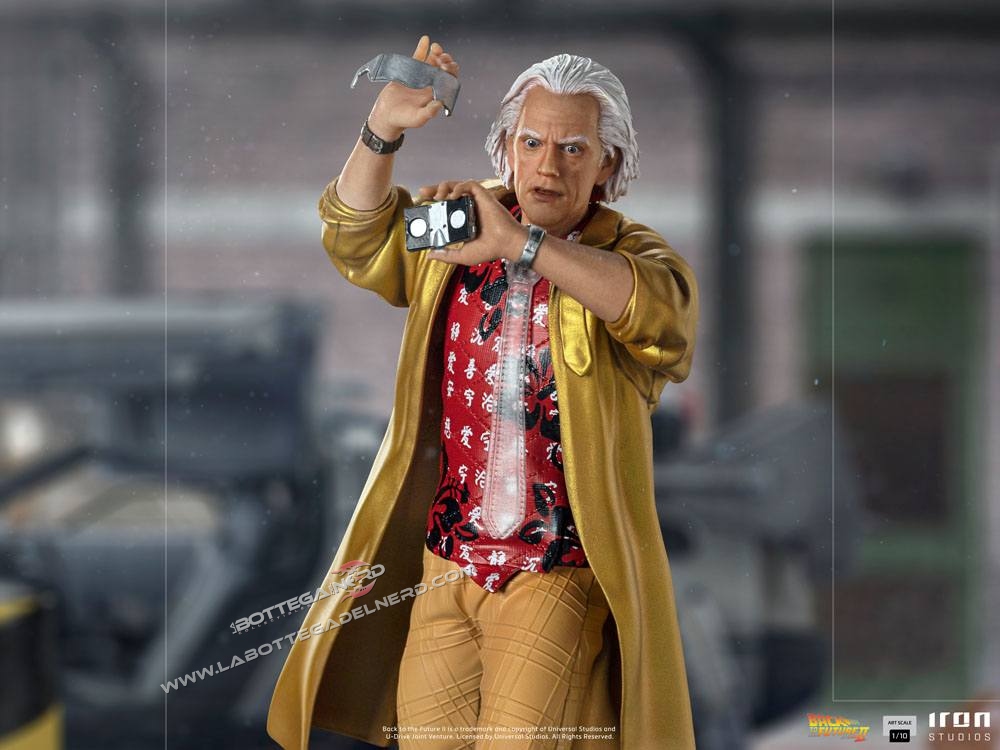 Back to the Future II - Art Scale Statue 1/10 Doc Brown 25cm - immagine 2