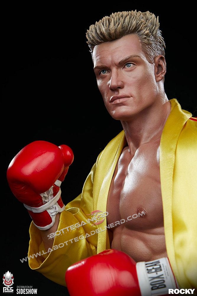 Rocky IV - Statue 1/3 Ivan Drago: Siberian Bull (GOLD) 71cm - immagine 3