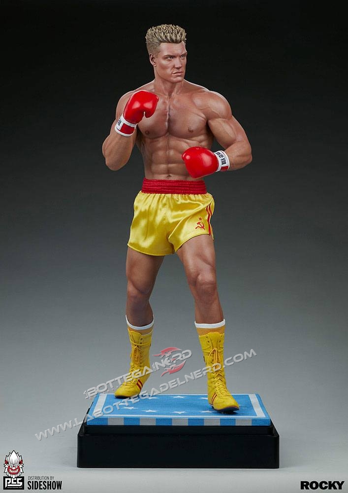 Rocky IV - Statue 1/3 Ivan Drago: Siberian Bull (GOLD) 71cm - immagine 8