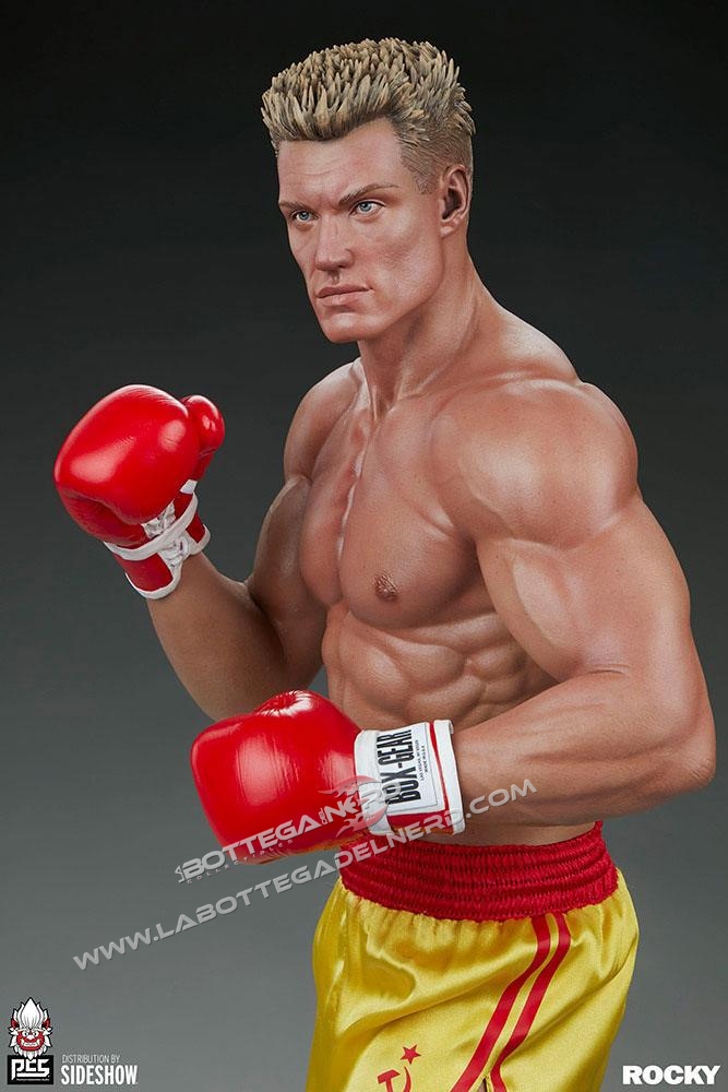 Rocky IV - Statue 1/3 Ivan Drago: Siberian Bull (GOLD) 71cm - immagine 7