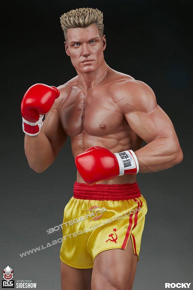 Rocky IV - Statue 1/3 Ivan Drago: Siberian Bull (GOLD) 71cm - immagine 6