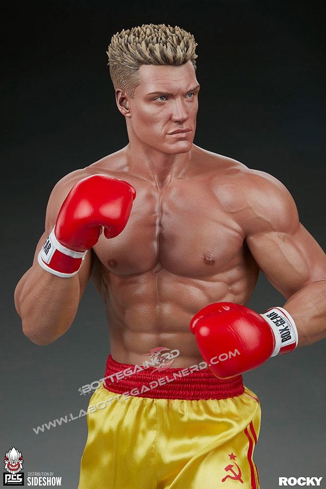 Rocky IV - Statue 1/3 Ivan Drago: Siberian Bull (GOLD) 71cm - immagine 5