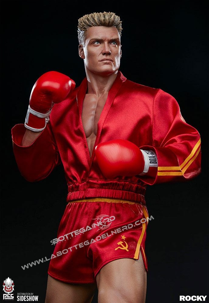 Rocky IV - Statue 1/3 Ivan Drago: Siberian Bull (RED) 71cm - immagine 3