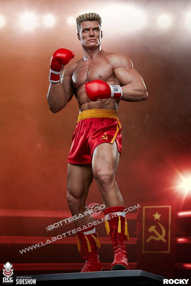 Rocky IV - Statue 1/3 Ivan Drago: Siberian Bull (RED) 71cm - immagine 2