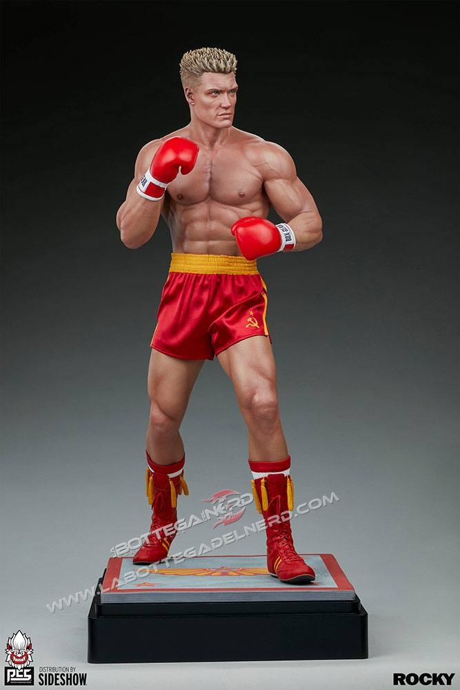 Rocky IV - Statue 1/3 Ivan Drago: Siberian Bull (RED) 71cm - immagine 7