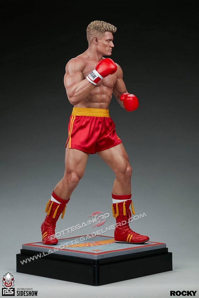 Rocky IV - Statue 1/3 Ivan Drago: Siberian Bull (RED) 71cm - immagine 6